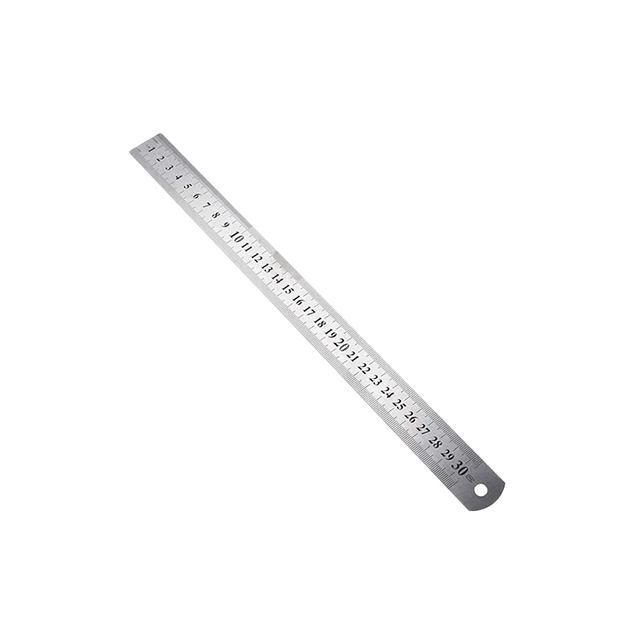 REGLA ACERO INOX.30cm. GRADUADA