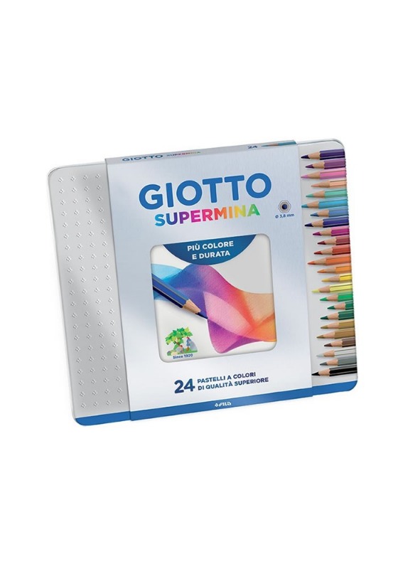 LAP.COLORESx24u.LARGOS SUPERM LATA GIOTTO