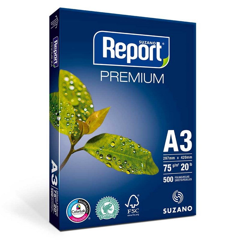 REPORT*RESMA A3 75grs. 42x29.7
