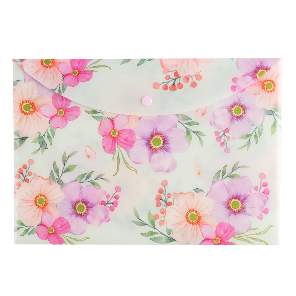 SOBRE PVC A4 C/BROCHE HORIZ.GARDEN