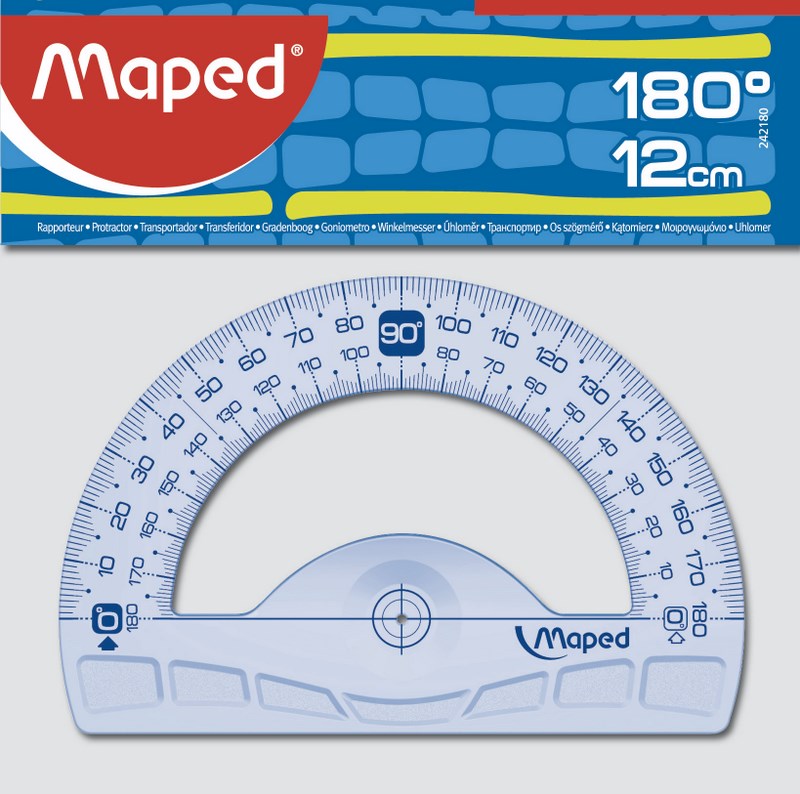MAPED*TRANSPORTADOR GRAPHIC 180*