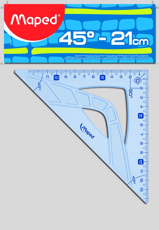 ESCUADRA 21cm.45* GRAPHIC MAPED