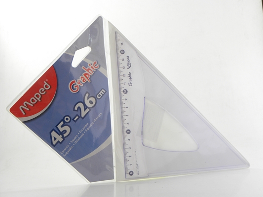 ESCUADRA 26cm.45* GRAPHIC MAPED