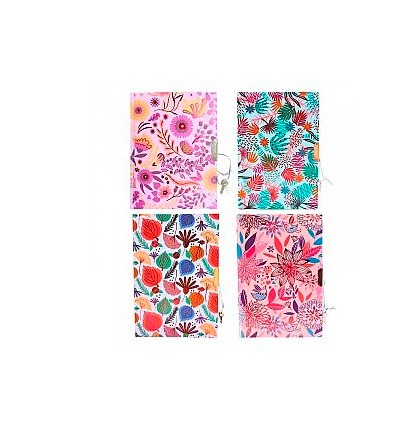 DIARIO INTIMO 15x11  C/CANDADO FLORES