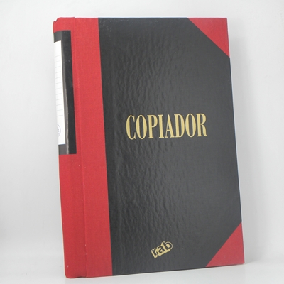 LIBRO COPIADOR 26x36cm.500pag.T/D.RAB