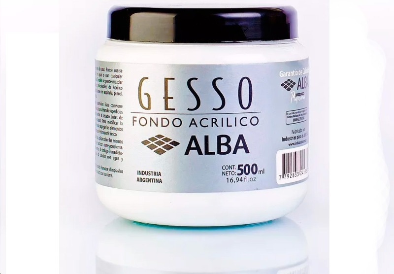 GESSO FONDO ACRILICO 500ml.ALBA