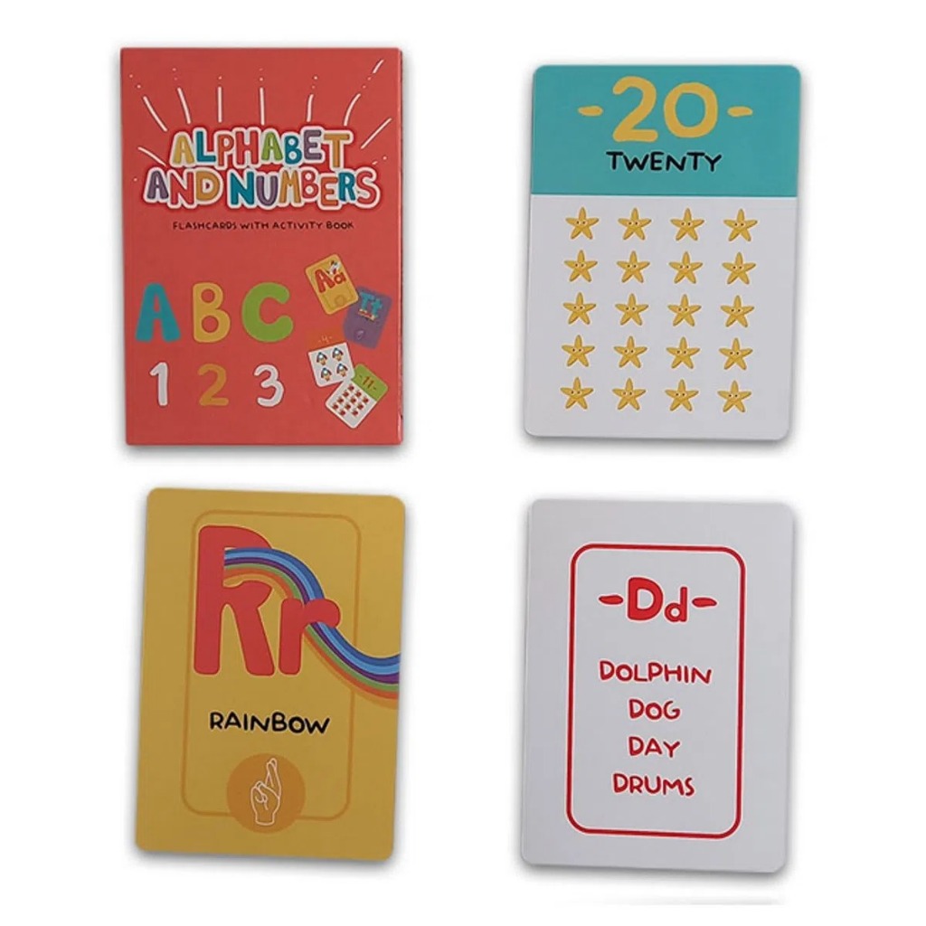CARTAS DIDACTICAS ALPHABET AND NUMBERS
