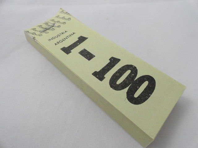 TALONARIO NUMEROS 1-100