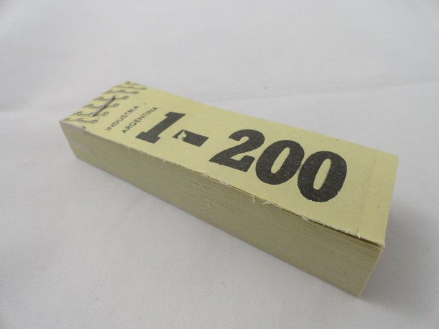 TALONARIO NUMEROS 1-200