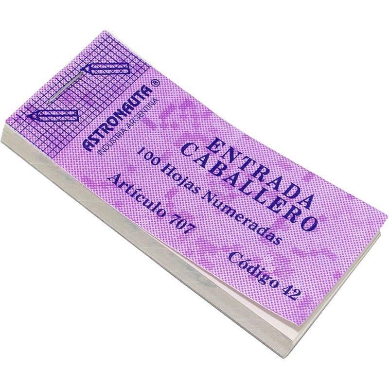 TALONARIOS ENTRADA CABALL
