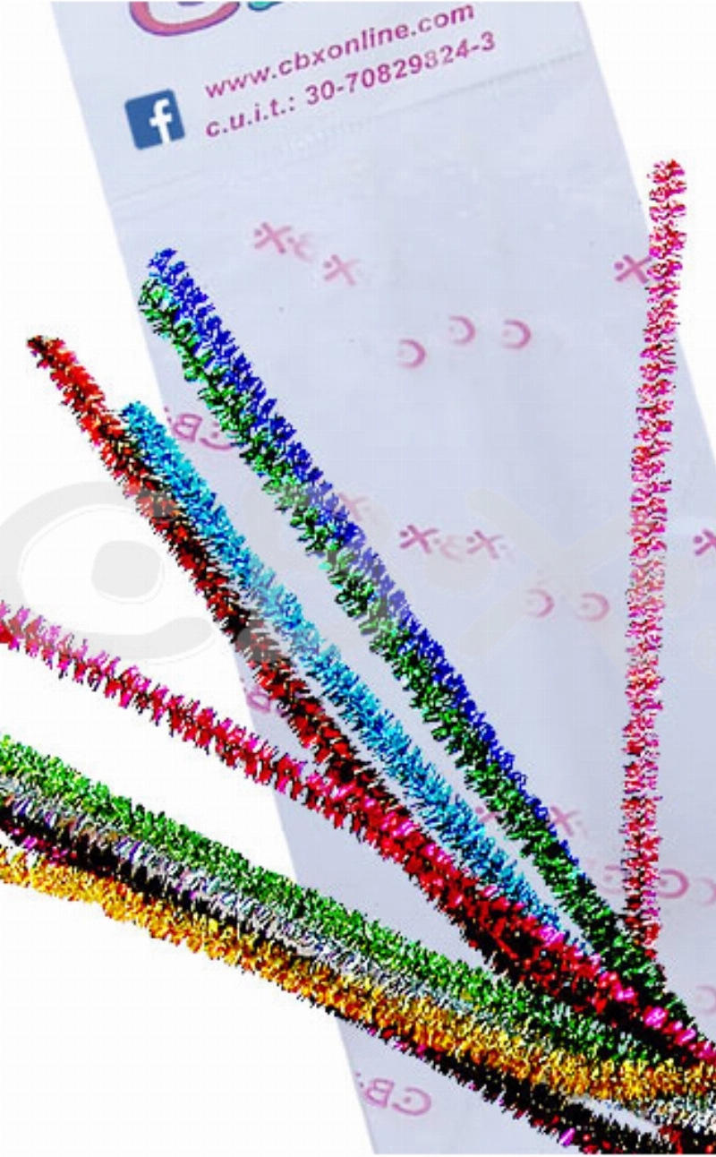 LIMPIA PIPA COLORES METAL x10u.CBX