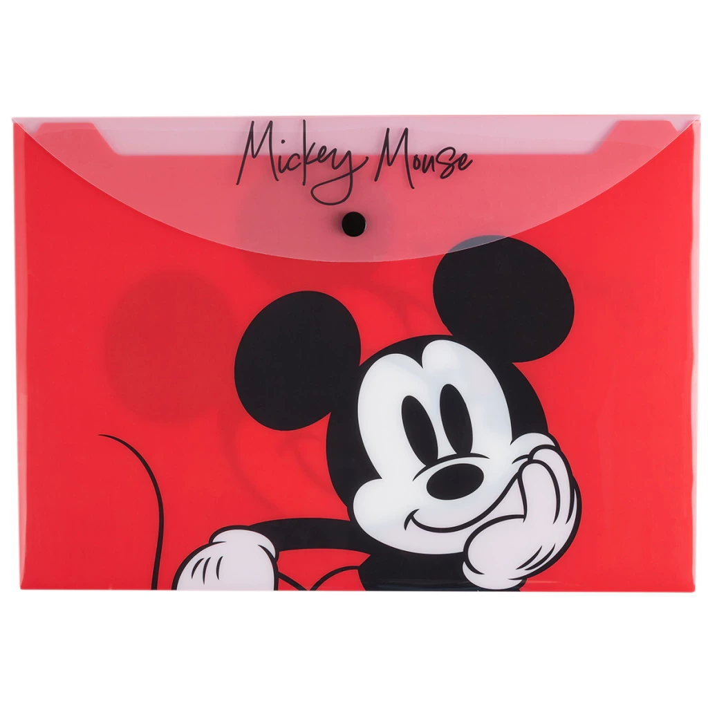 SOBRE PVC A4 C/BROCHE HORIZ.MICKEY