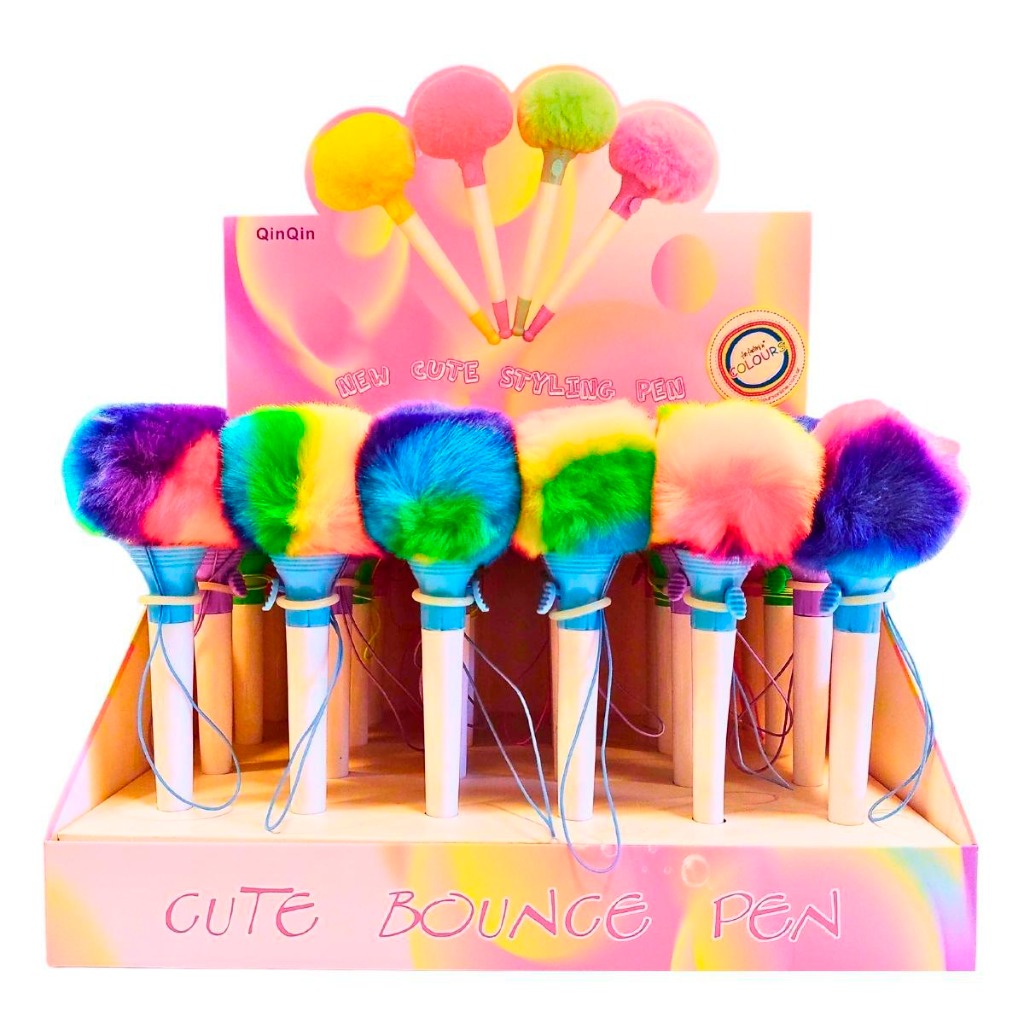 BOLIGR. C/POM POM MULTICOLOR EXPLOSIVO