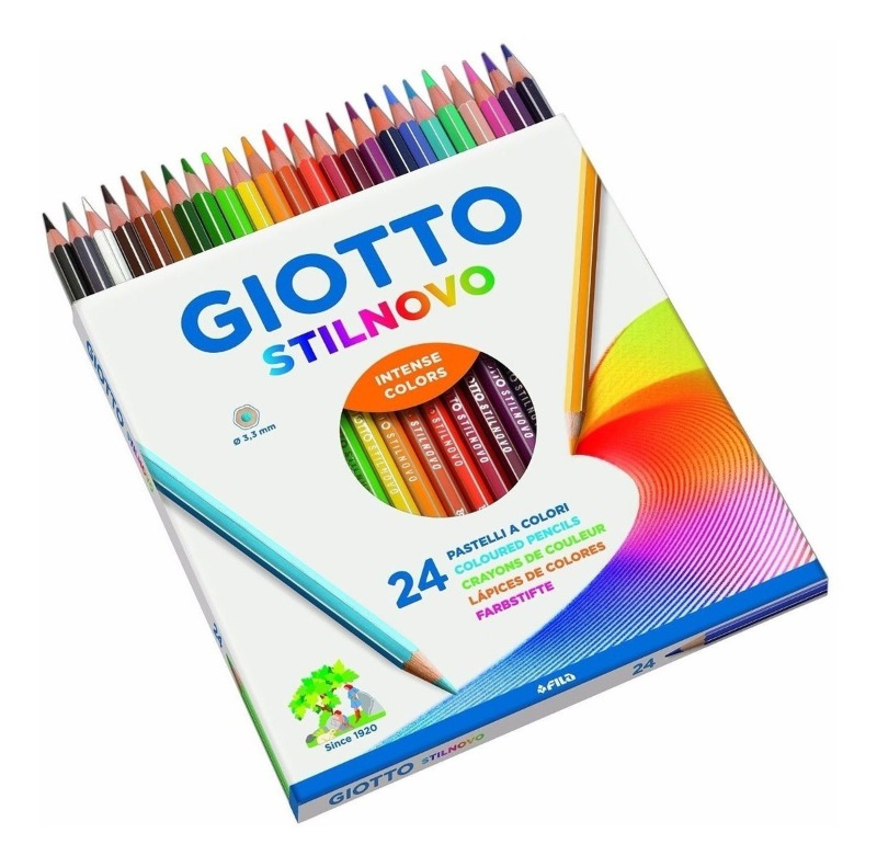 LAP.COLORES x 24u.LARGOS STILNOVO GIOTTO