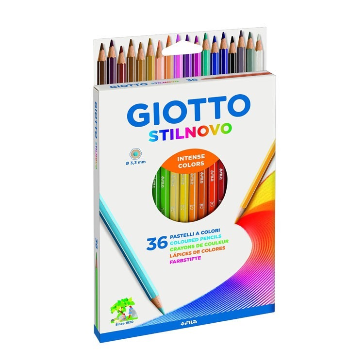 LAP.COLORES x 36u.LARGOS STILNOVO GIOTTO