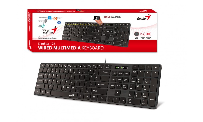 TECLADO GENIUS SLIM STAR 126