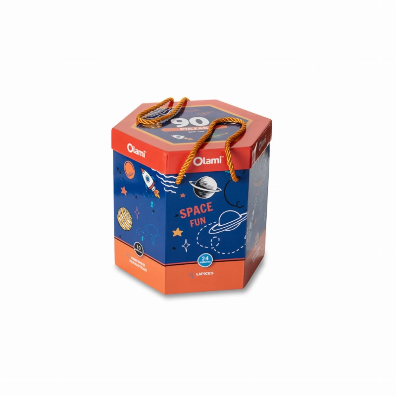 SET ESC.HEXAG.ESPACIO 90pzs. OLAMI 