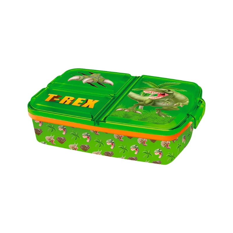 CAJA SANDWICHERA RECT. DINOSAURS