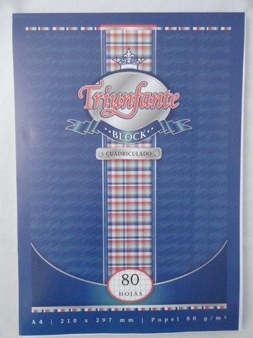 BLOCK A4 80HC.TRIUNFANTE