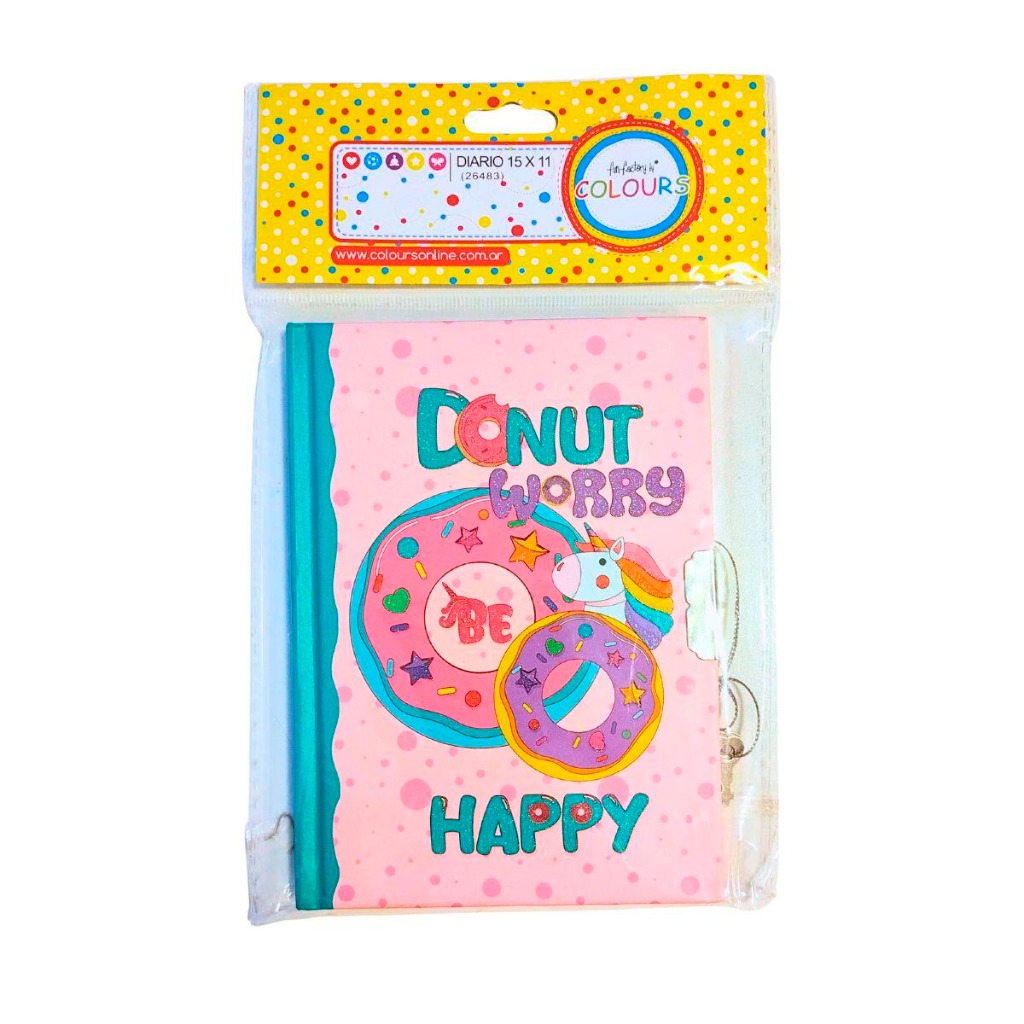 DIARIO INTIMO 18x13 C/CANDADO DUNOTS
