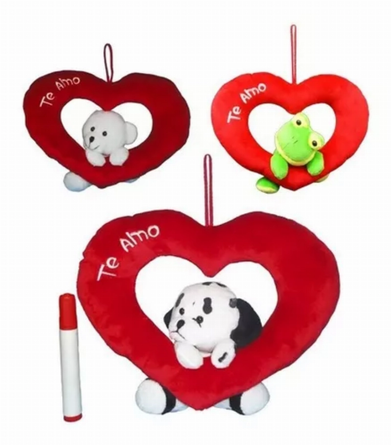 PELUCHE ANIMALES C/CORAZON 20cm. PHI PHI