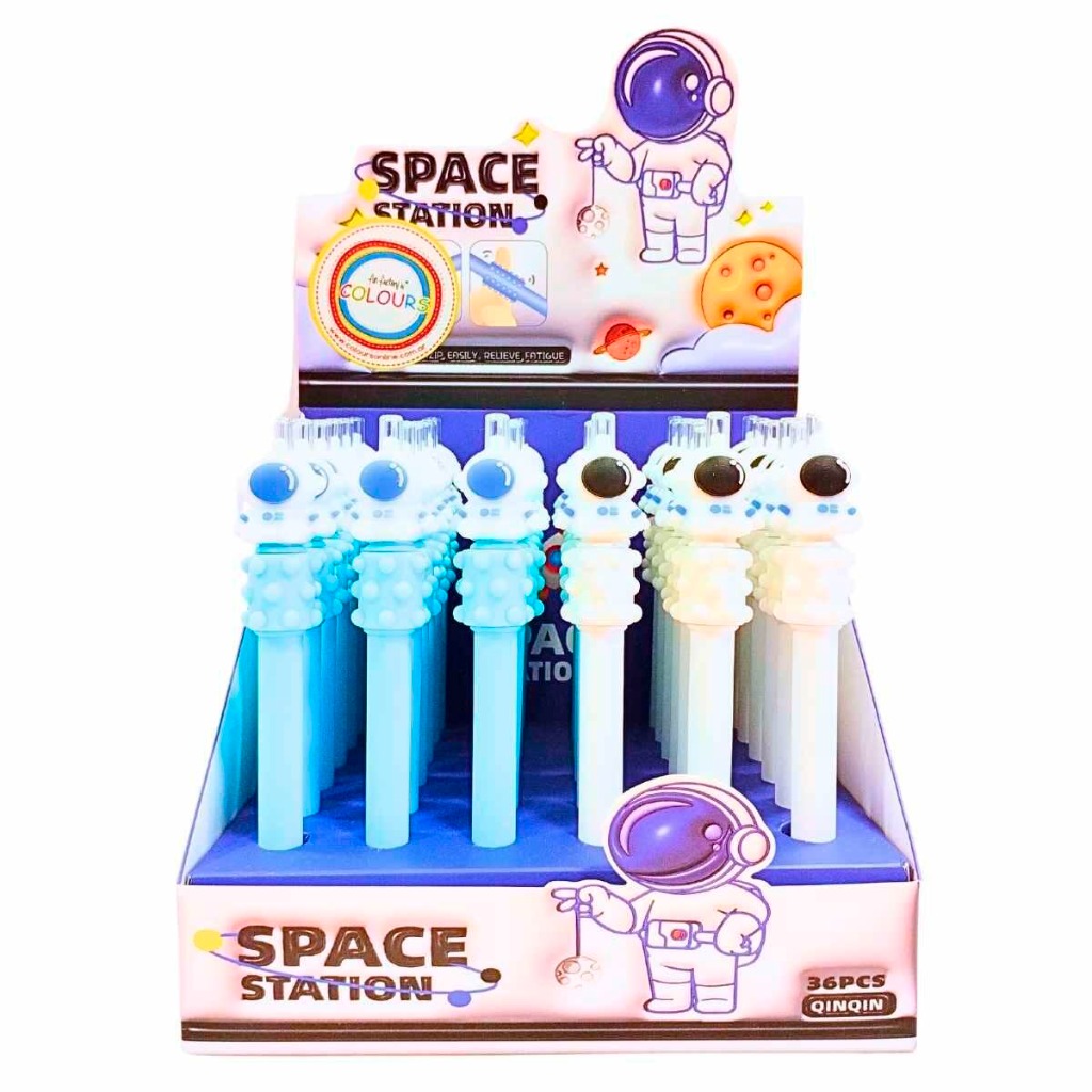 LAPIZ GRAFITO INFINITO ASTRONAUTA C/MASAJEADOR