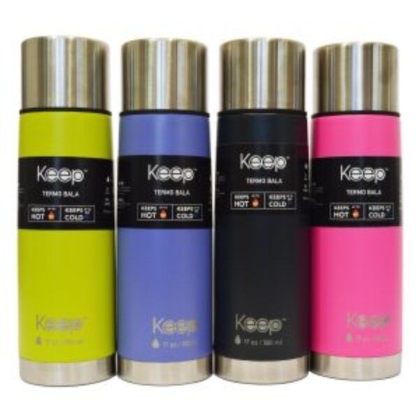 TERMO BALA ACERO 500ml.FRIO/CALOR KEEP