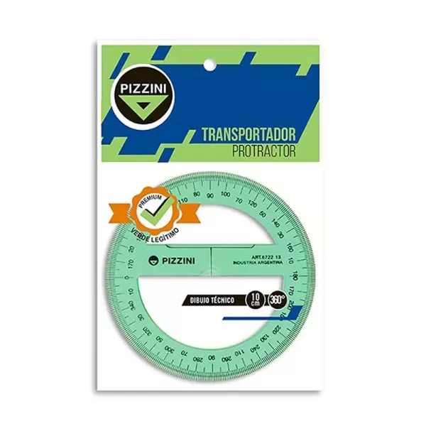TRANSPORTADOR 360* ESTUDIO 10cm.PIZZINI