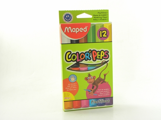 PLASTILINAS 20grs.x12u.COL.SURT.MAPED