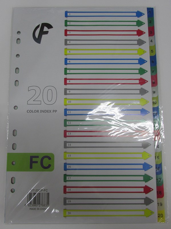 SEP.OF.x20div.POLIPROP.COLOR CF