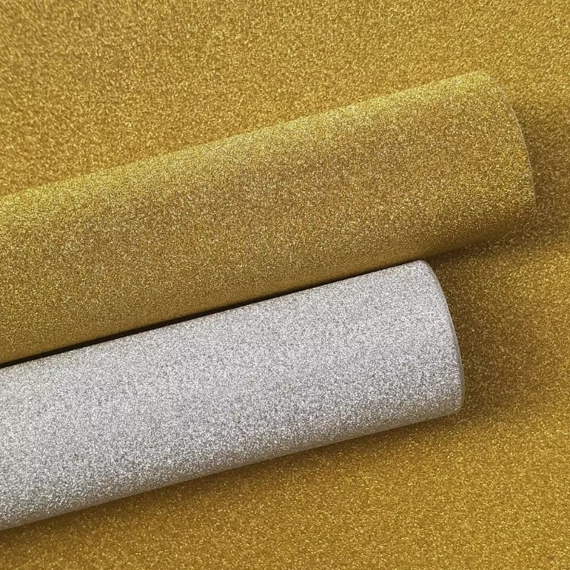 PVC AUTOADH.45cm.x2m.GLITTER ORO