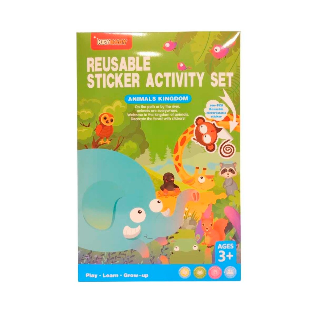 ALBUM C/2 ESCENARIOS ANIMALITOS + STICKERS