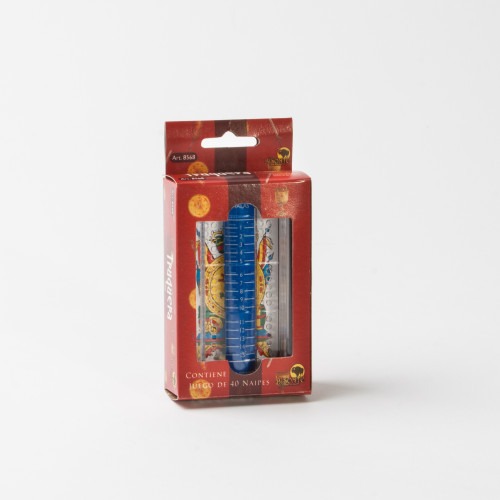 TRUQUERA CRISTAL CON NAIPE BISONTE