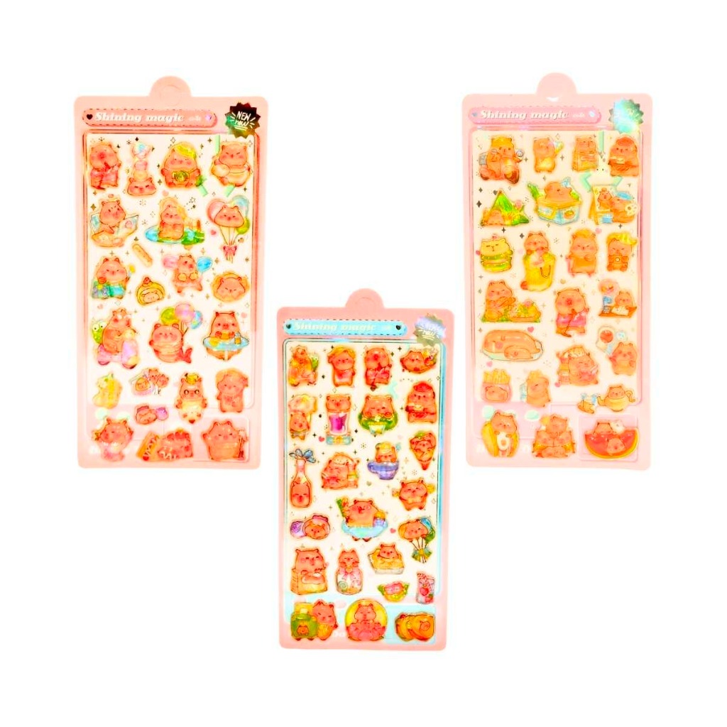 STICKER  POP UP CAPYBARA