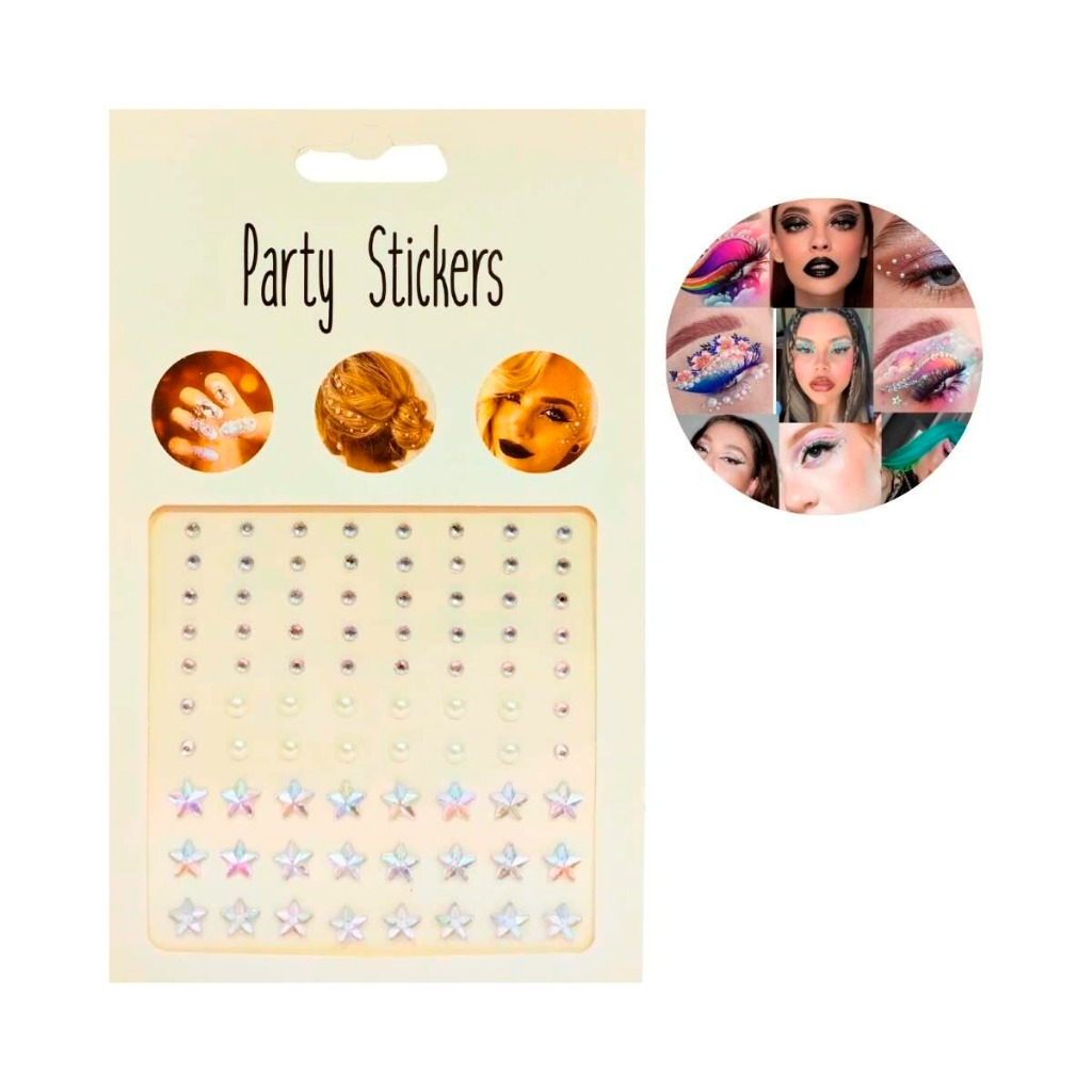 STICKER  STRASS BRILLOS VS.TAMAÑOS