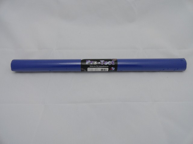 PVC AUTOADH.45cm.x2m.LISO AZUL LAMA