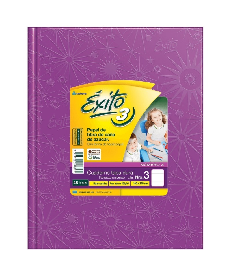 CUAD.N°3 19x24 48HR.T/D.LILA EXITO 
