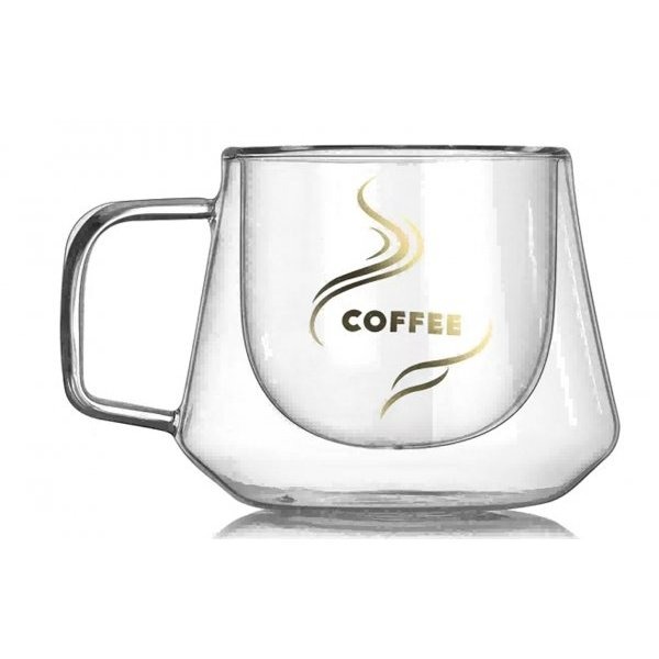 TAZA DOBLE VIDRIO 220ml.