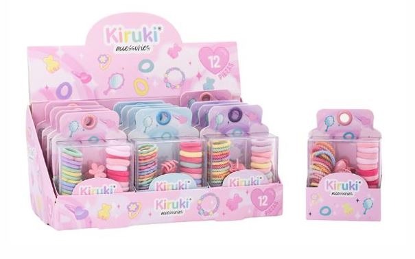 SET ACC.P/CABELLO PASTELx11grs.KIRUKI