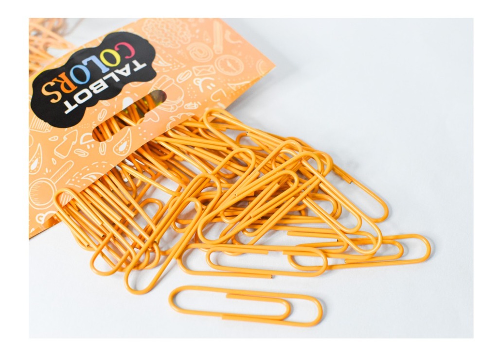 BROCHES CLIPS 50mm.x50u.NARANJA TALBOT