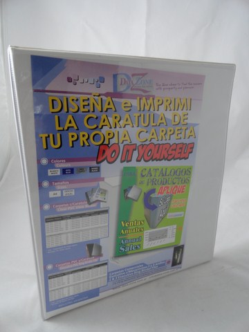 CARPETA A4 3a.x60mm.INSTITUCIONAL BLCA