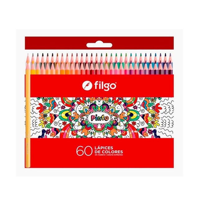 LAP.COLORES 60u.LARGOS PINTO FILGO