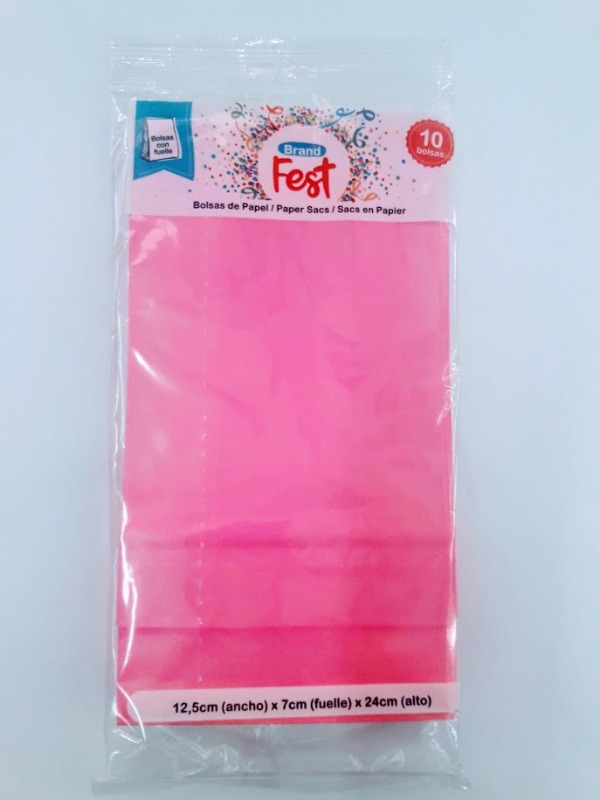 SOBRE REGALO 12.5x07x24cm.x10u.FUCSIA