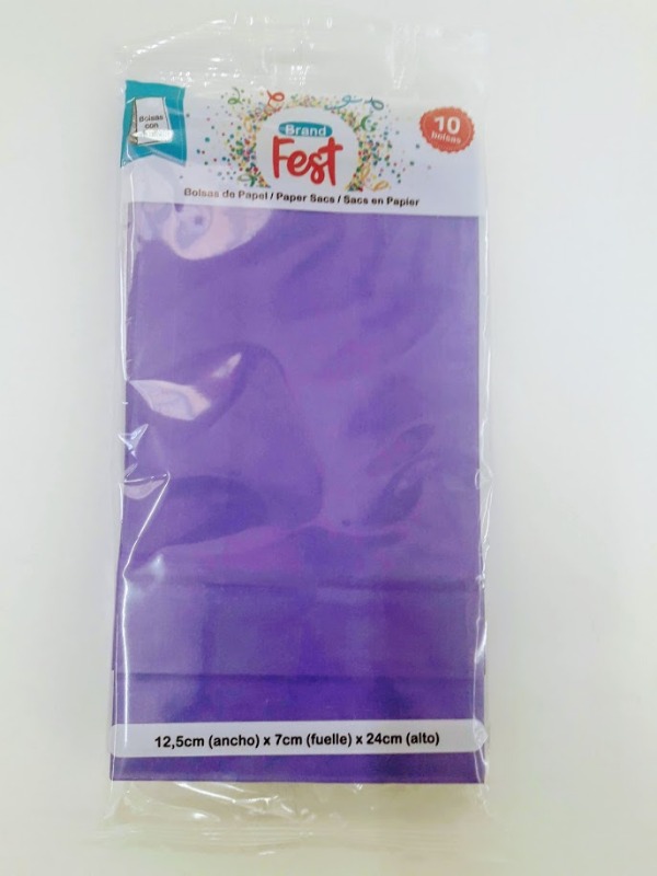 SOBRE REGALO 12.5x07x24cm.x10u.VIOLETA