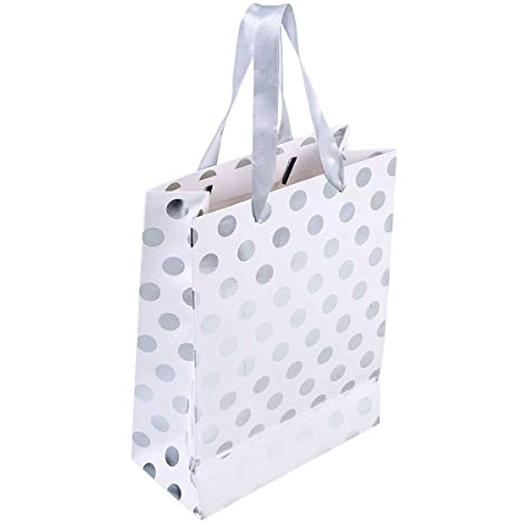 BOLSA REG.C/MJA.30x41x12cm.LUNAR PLATA