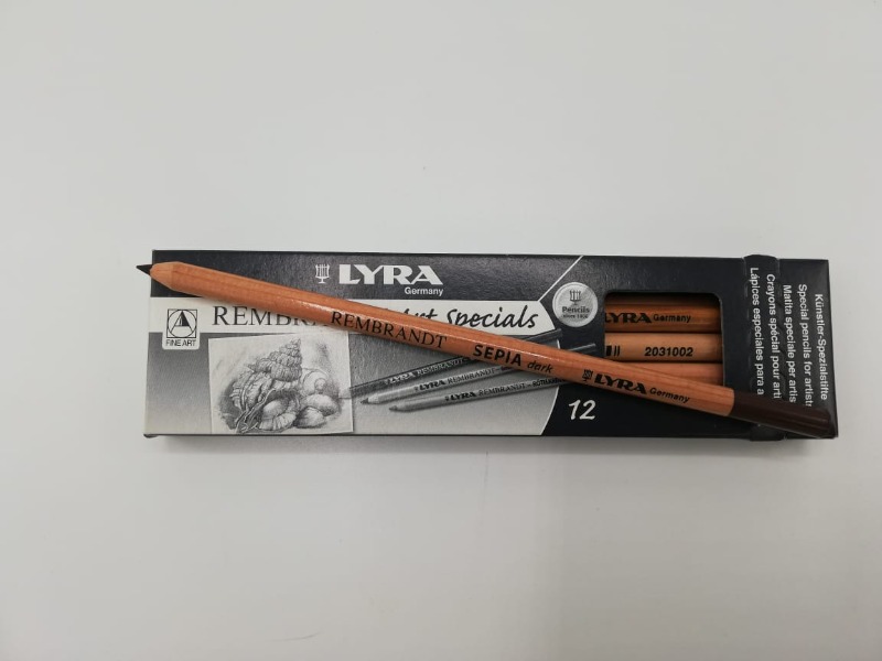 LAPIZ SEPIA PASTEL SECO OSCURO LYRA