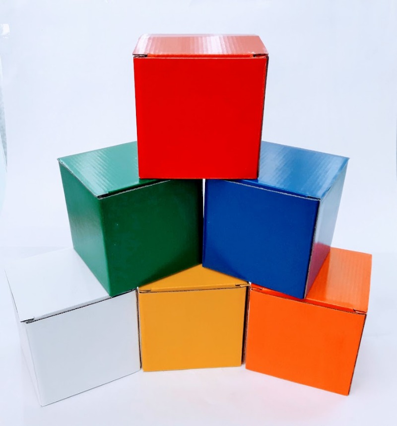 CAJA REGALO N*1 12x12x12cm.(7col.)