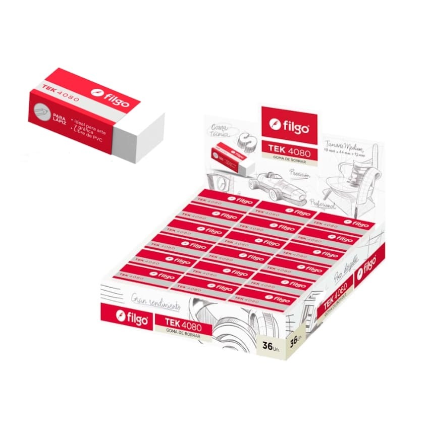 GOMA P/ LAPIZ BLANCA TEK 4080 FILGO