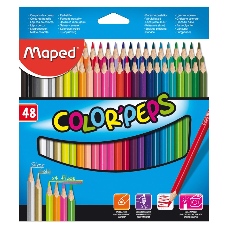 LAPICES COLORES x48u.MAPED