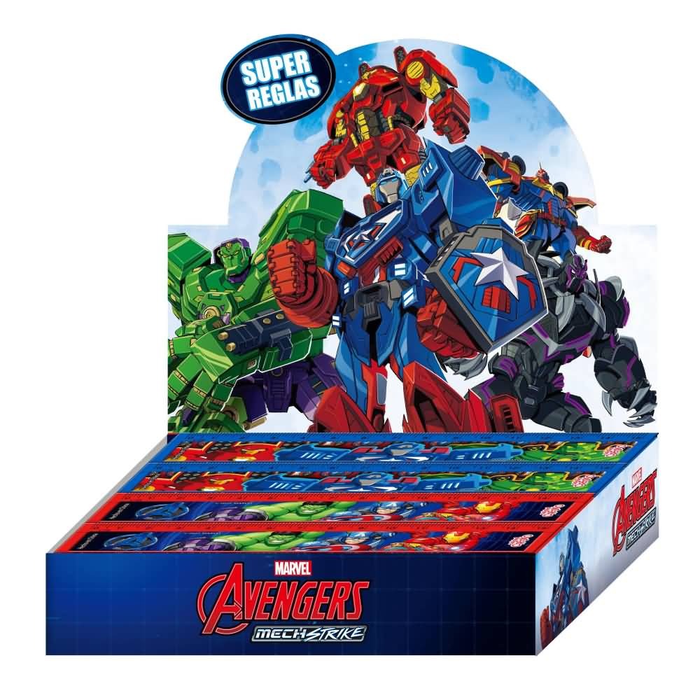 REGLA 15cm. AVENGERS